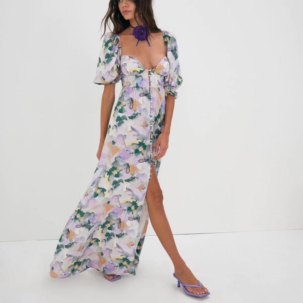 For Love & Lemons Megan Maxi Dress